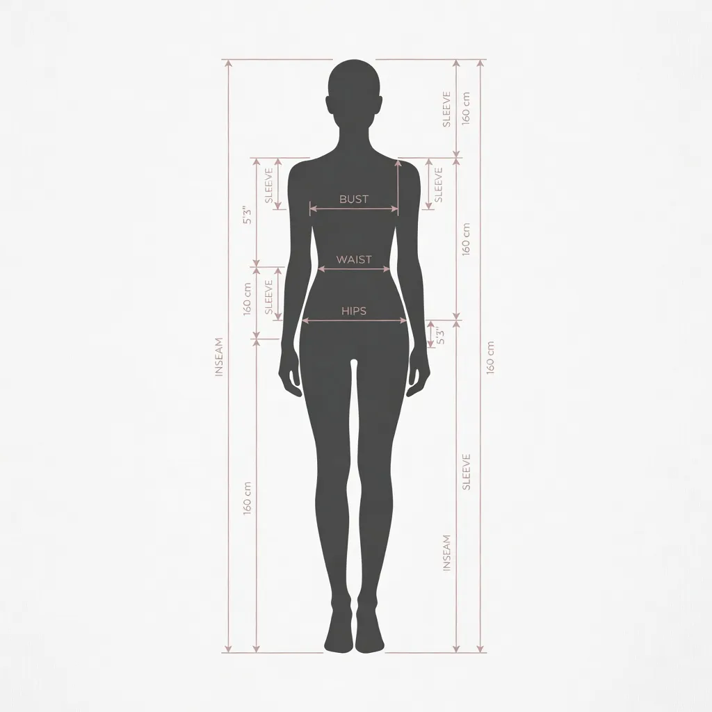 Size guide silhouette
